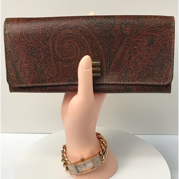 ETRO Signature Paisley Continental Wallet 😍❤️ - Picture 9 of 17